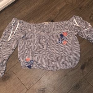 Cropped top long sleeve